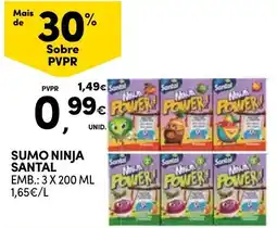 Continente Bom dia Sumo ninja santal promoção