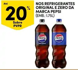 Continente Bom dia Nos refrigerantes original e zero da marca pepsi promoção
