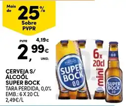 Continente Bom dia Cerveja s/ álcool super bock promoção