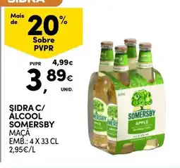Continente Bom dia Şidra c/ álcool somersby maçã promoção