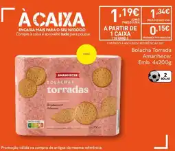 Recheio Bolacha Torrada Amanhecer promoção