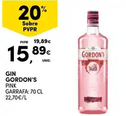 Continente Bom dia Gin gordon's promoção