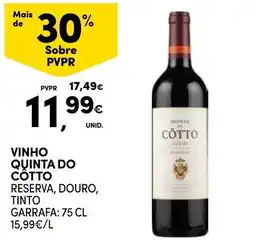 Continente Bom dia Vinho quinta do cotto promoção