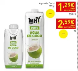 Recheio Água de Coco Why promoção