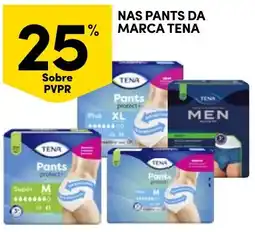 Continente Bom dia Nas pants da marca tena promoção