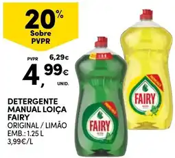 Continente Bom dia Detergente manual loiça fairy promoção
