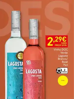 Recheio Vinho DOC Verde Lagosta Branco/ Rosé promoção