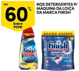 Continente Bom dia Nos detergentes p/ máquina da loiça da marca finish promoção