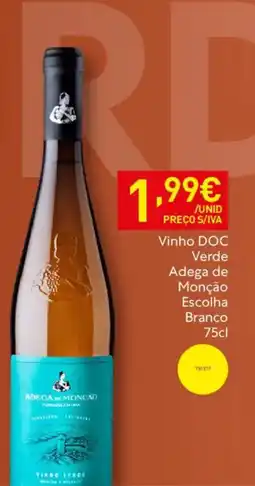 Recheio Vinho DOC Verde Adega de Monção Escolha Branco promoção