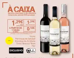 Recheio Vinho Península de Setúbal Encostas da Arrábida Tinto/ Branco/Rosé promoção