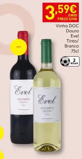 Recheio Vinho DOC Douro Evel promoção