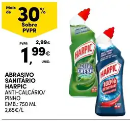 Continente Bom dia Abrasivo sanitário harpic promoção