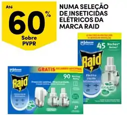 Continente Bom dia Numa seleção de inseticidas elétricos da marca raid promoção