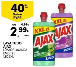 Continente Bom dia Lava tudo ajax promoção
