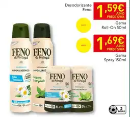 Recheio Desodorizante Feno Gama Roll-On promoção