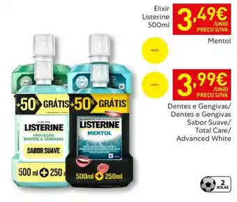 Recheio Elixir Listerine Mentol promoção