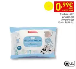 Recheio Toalhitas WC p/Crianças Amanhecer promoção