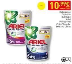 Recheio Detergente Cápsulas p/Roupa Ariel Profissional Color/Regular promoção