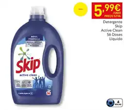 Recheio Detergente Skip Active Clean 56 Doses Líquido promoção
