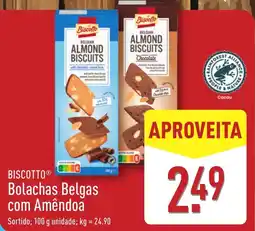 ALDI BISCOTTO Bolachas Belgas com Amêndoa promoção