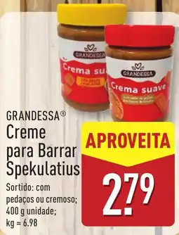 ALDI GRANDESSA Creme para Barrar Spekulatius promoção
