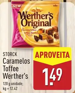 ALDI STORCK Caramelos Toffee Werther's promoção