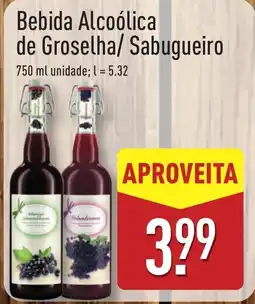 ALDI Bebida Alcoólica de Groselha/Sabugueiro promoção