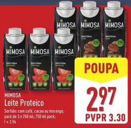ALDI MIMOSA Leite Proteico promoção