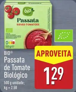 ALDI BIO Passata de Tomate Biológico promoção