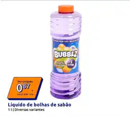 Action Líquido de bolhas de sabão promoção