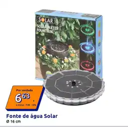 Action Fonte de água Solar Ø 16 cm promoção