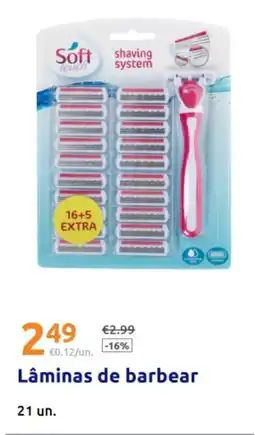 Action Lâminas de barbear promoção