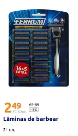 Action Lâminas de barbear 21 un. promoção