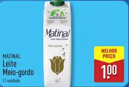ALDI MATINAL Leite Meio-gordo promoção