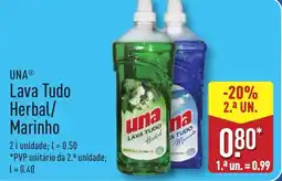 ALDI UNA Lava Tudo Herbal/ Marinho promoção