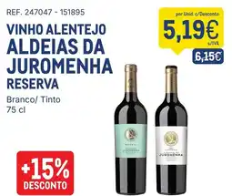 Makro Vinho alentejo aldeias da juromenha reserva promoção