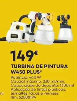 Bricomarché Turbina de pintura W450 PLUS promoção