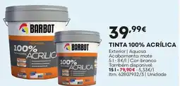 Bricomarché Tinta 100% acrílica promoção