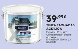 Bricomarché Tinta fachadas acrílica promoção