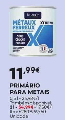 Bricomarché Primário para metais promoção
