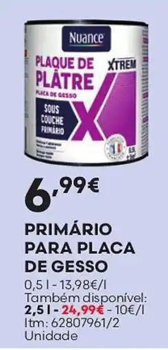 Bricomarché Primário para placa de gesso promoção
