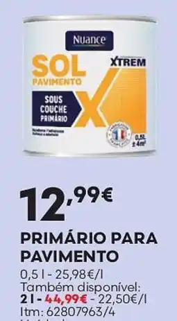 Bricomarché Primário para pavimento promoção