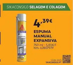 Bricomarché Espuma manual expansiva promoção