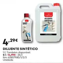 Bricomarché Diluente sintético promoção