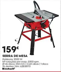 Bricomarché Serra de mesa promoção