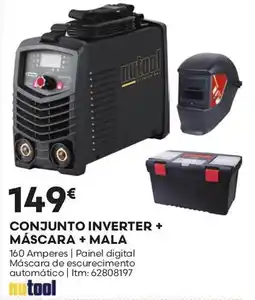 Bricomarché Conjunto inverter + máscara + mala promoção