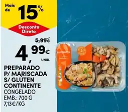 Continente Bom dia Preparado p/ mariscada s/ glúten continente congelado promoção