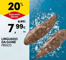 Continente Bom dia Linguado da guiné fresco promoção