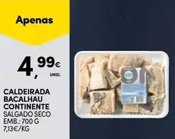 Continente Bom dia Caldeirada bacalhau continente promoção