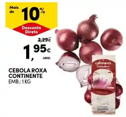 Continente Bom dia Cebola roxa continente promoção